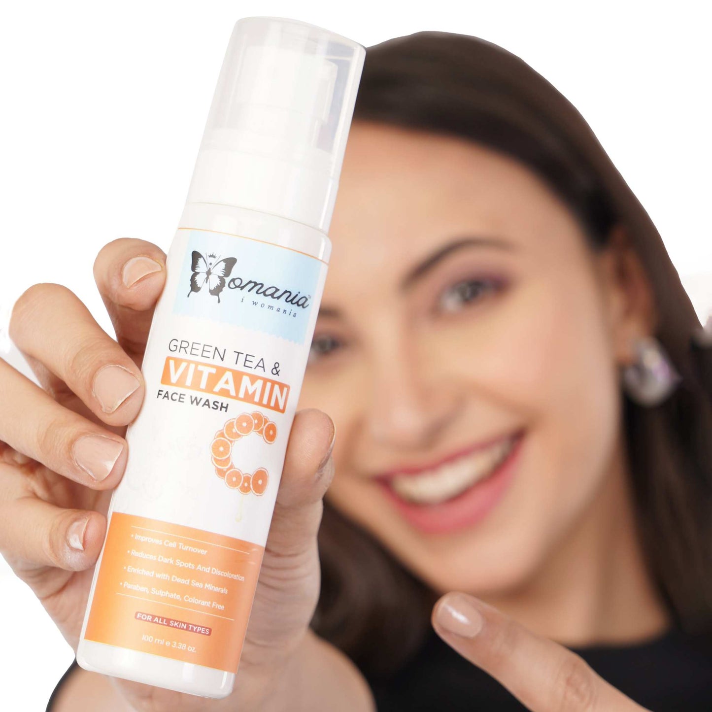 Face Wash - Green Tea & Vitamin C✦100 ml - i Womania