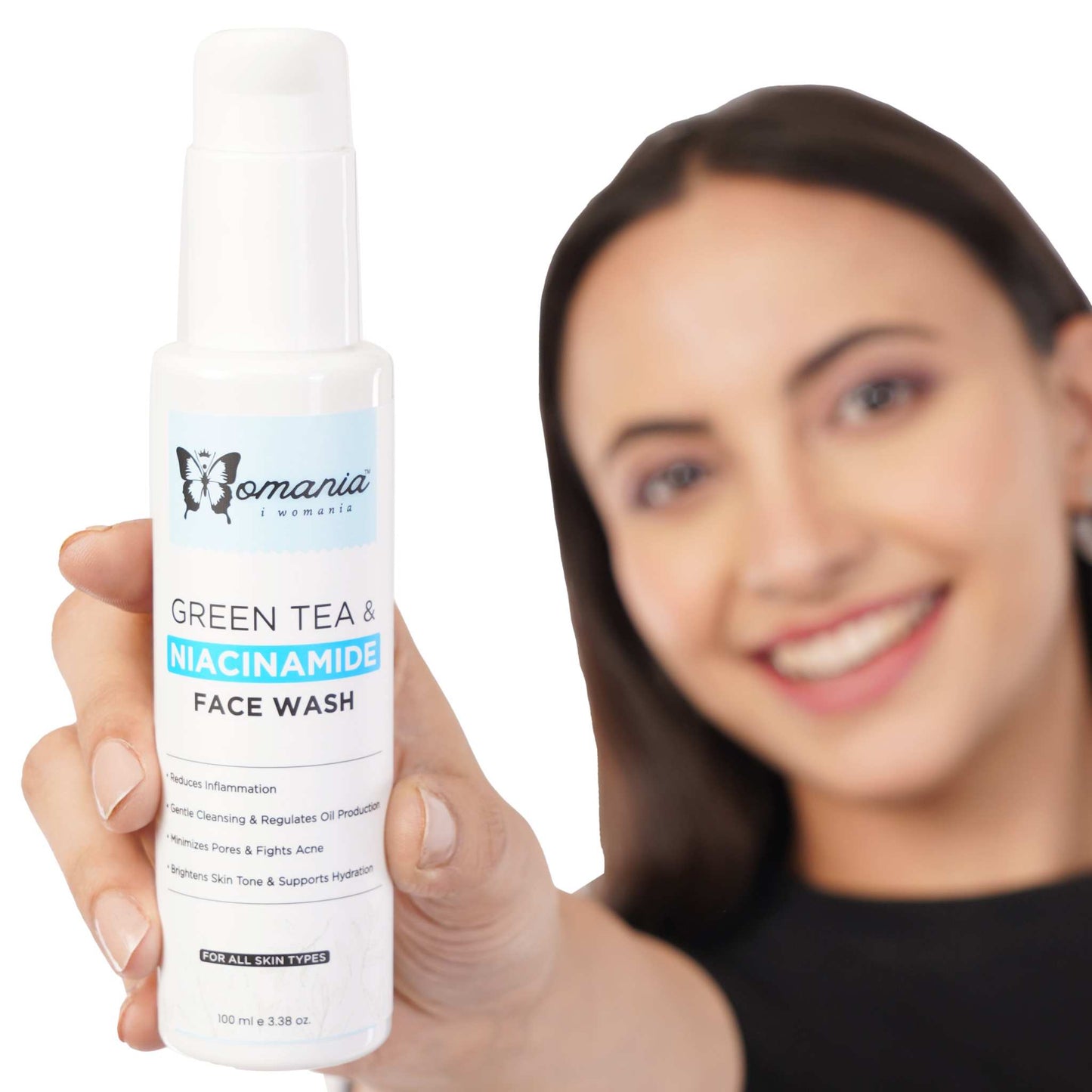 Face Wash - Green Tea & Niacinamide✦100 ml - i Womania