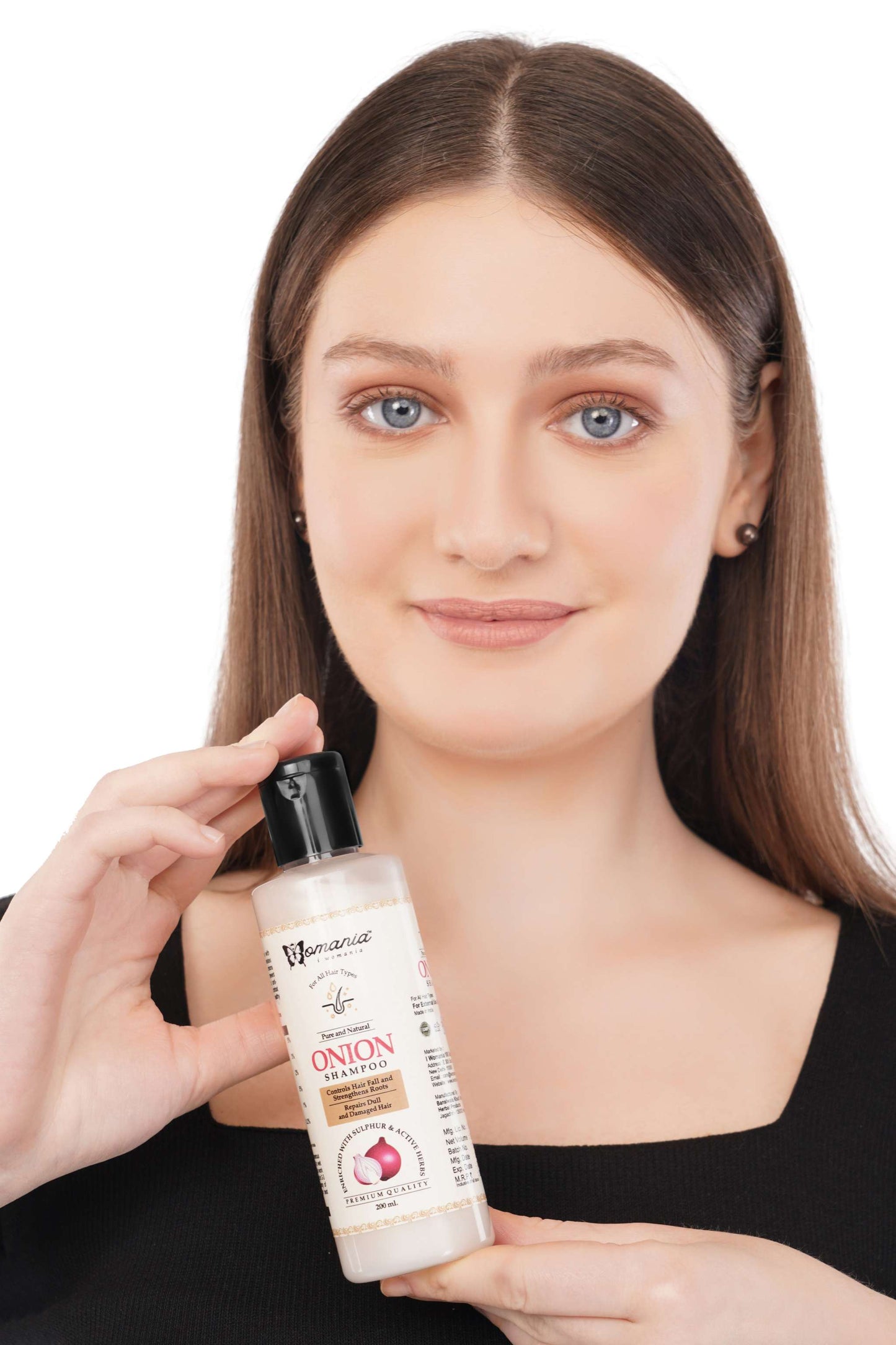 Onion Shampoo plus Conditioner 200 ml for natural hair care.