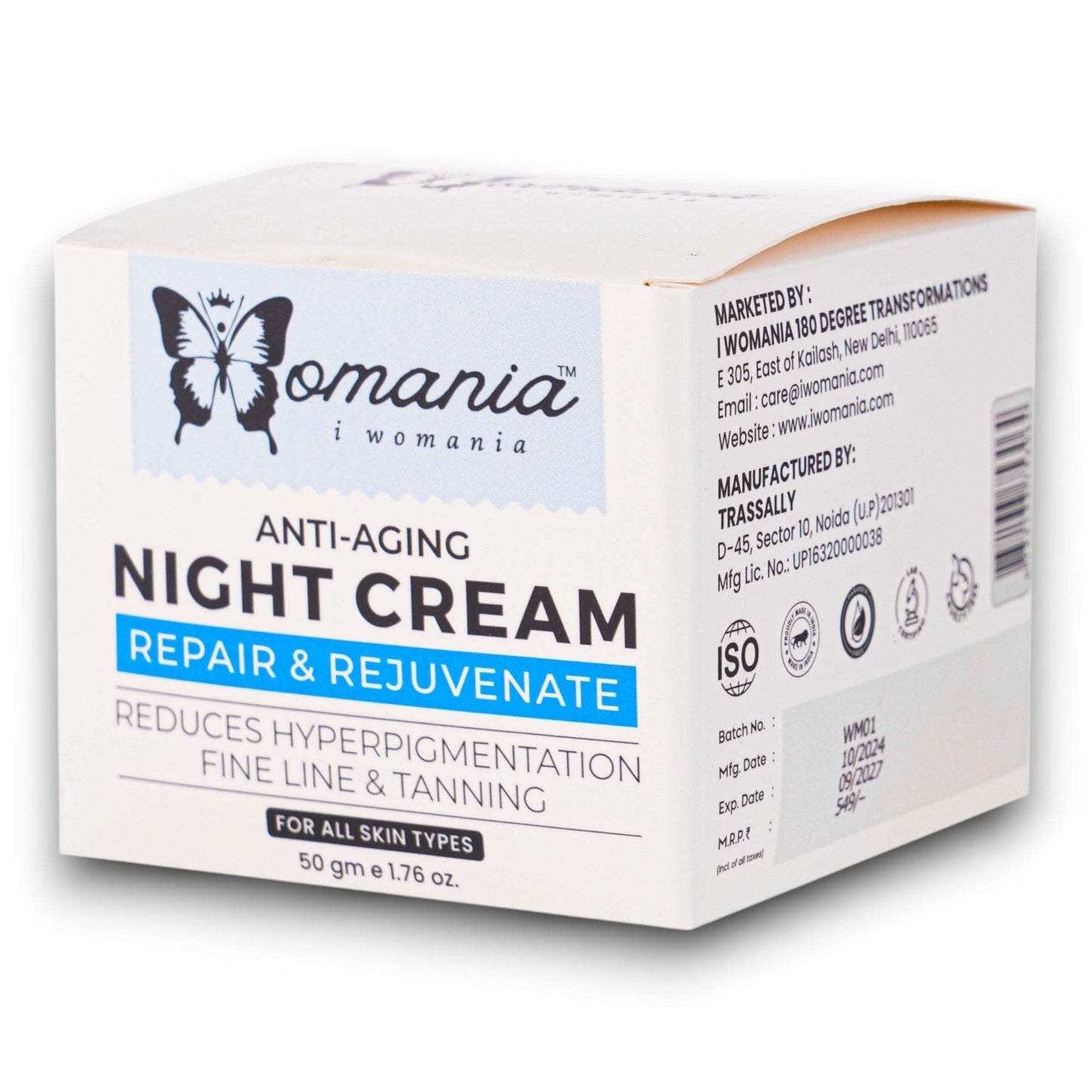 Night Cream - Anti Aging✦50 gm - i Womania