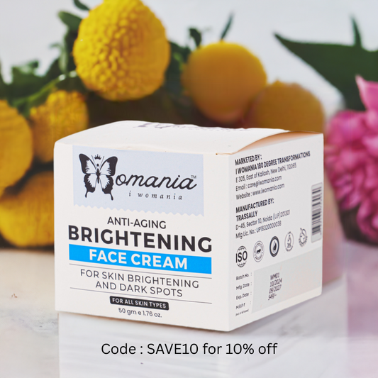 Best Paraben-Free Face Brightening Cream for Indian Women: A Radiant Glow with I Womania