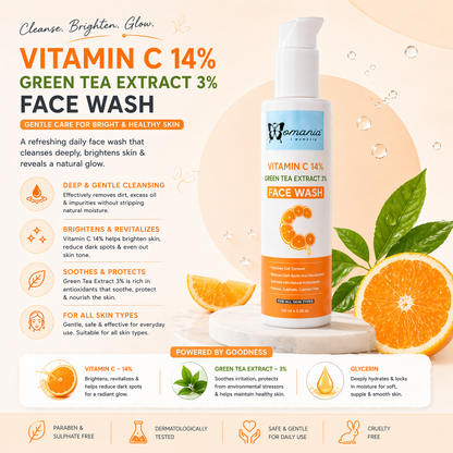 Vitamin C Face Wash with Green Tea ✦100 ml