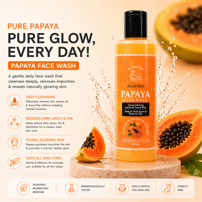 Papaya Facewash For Deep Cleansing✦200 ml