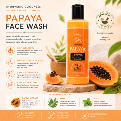 Papaya Facewash For Deep Cleansing✦200 ml