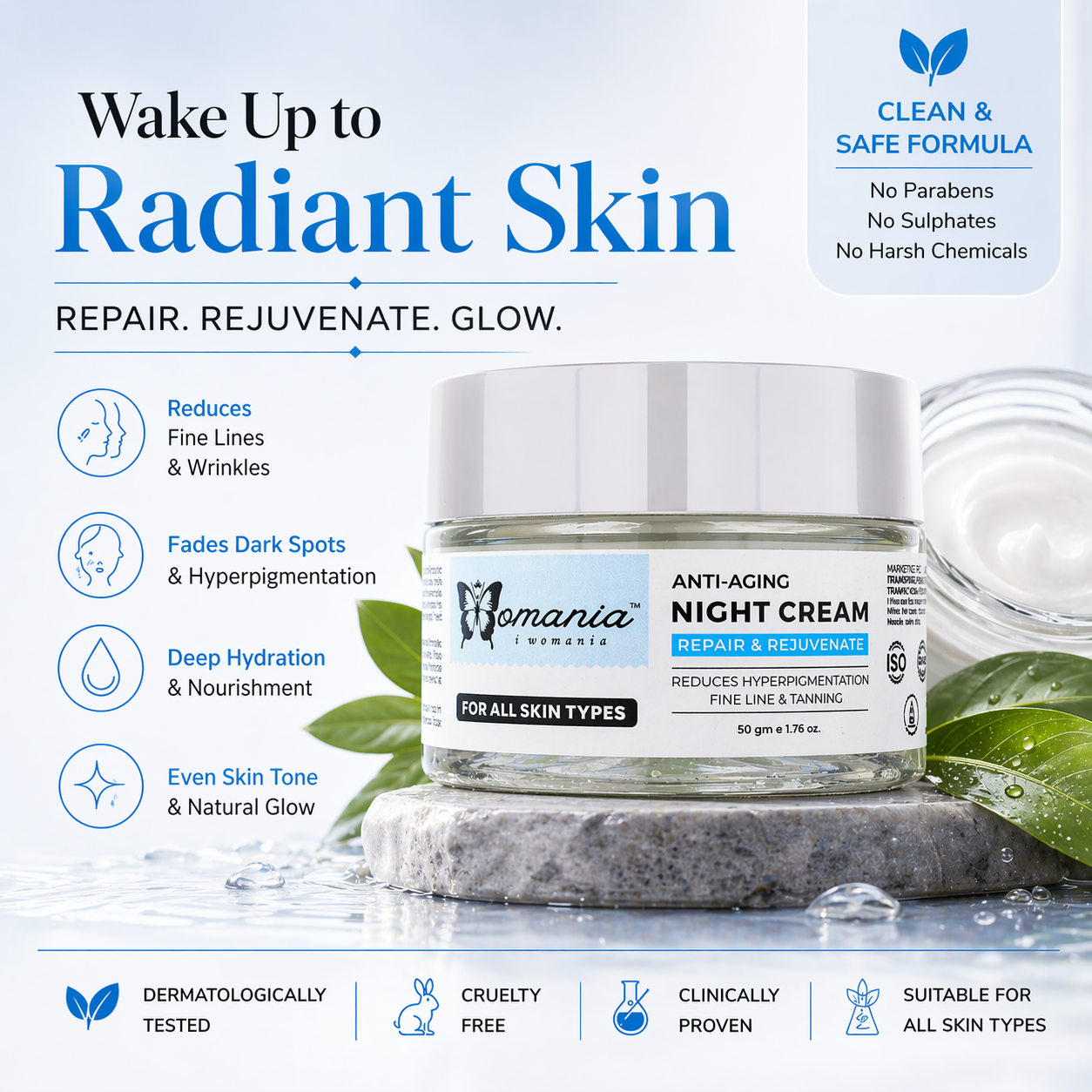 Anti Aging Night Cream - Anti Aging✦50 gm
