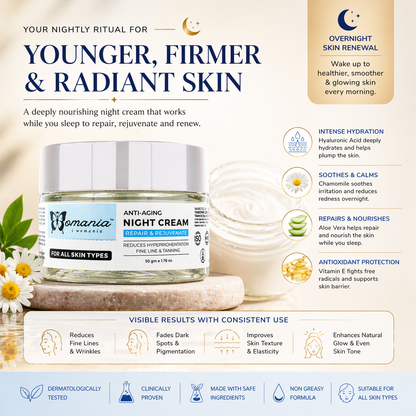 Anti Aging Night Cream - Anti Aging✦50 gm