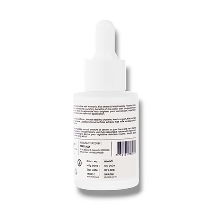 Face Serum - Rice Water (Niacinamide & Retinol )